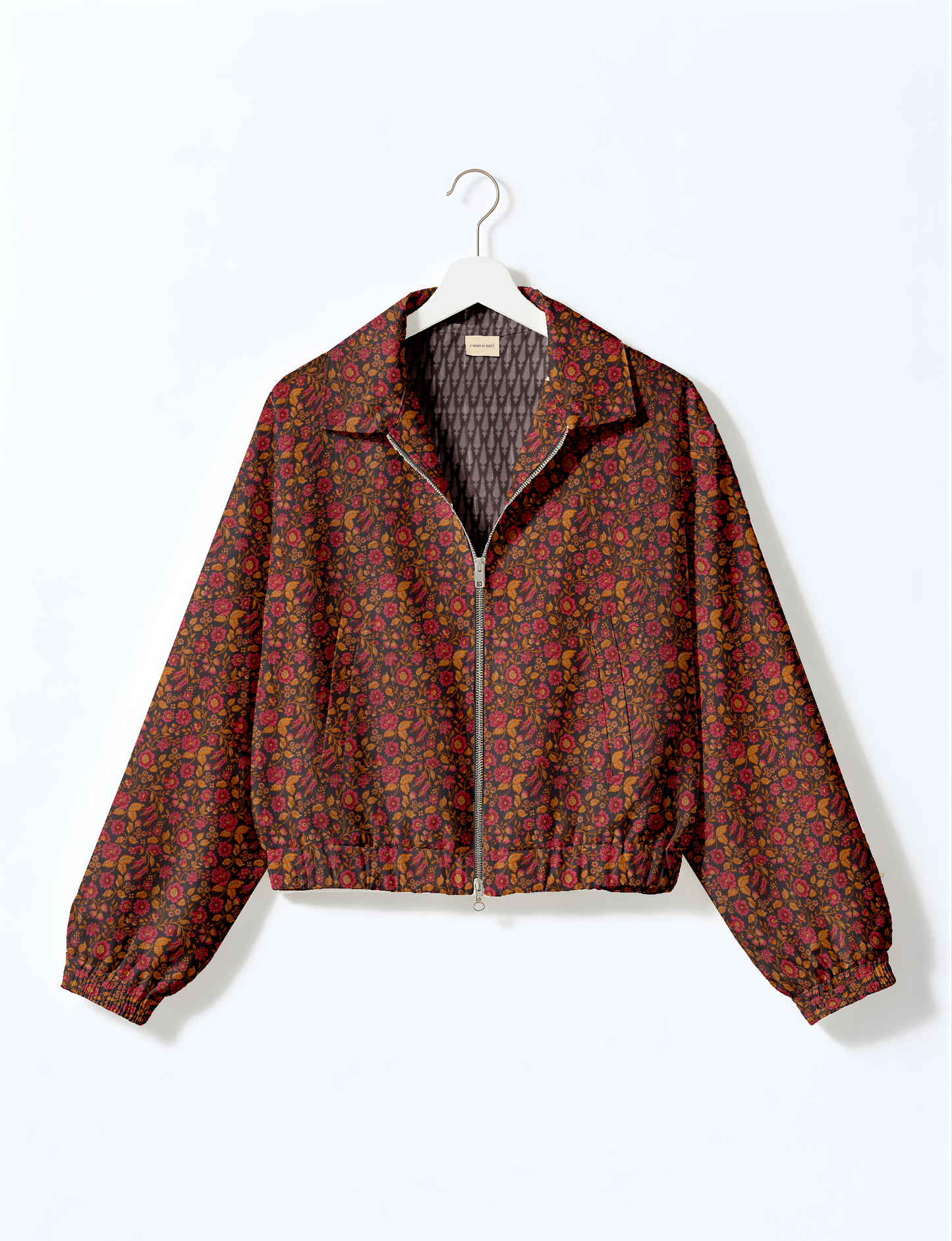 Bomber Jacket - Orange Floral