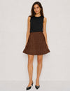 Short tiered skirt - Orange