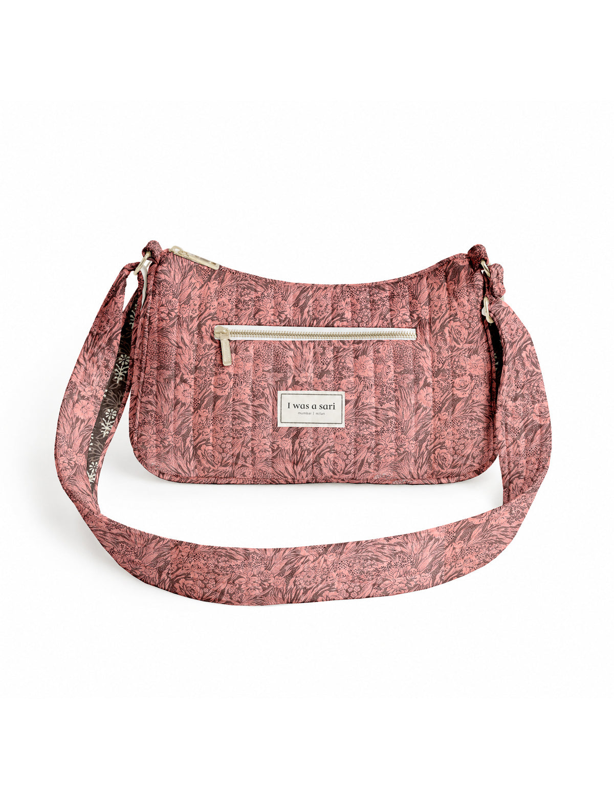 Quilted sling bag - Pink Floral