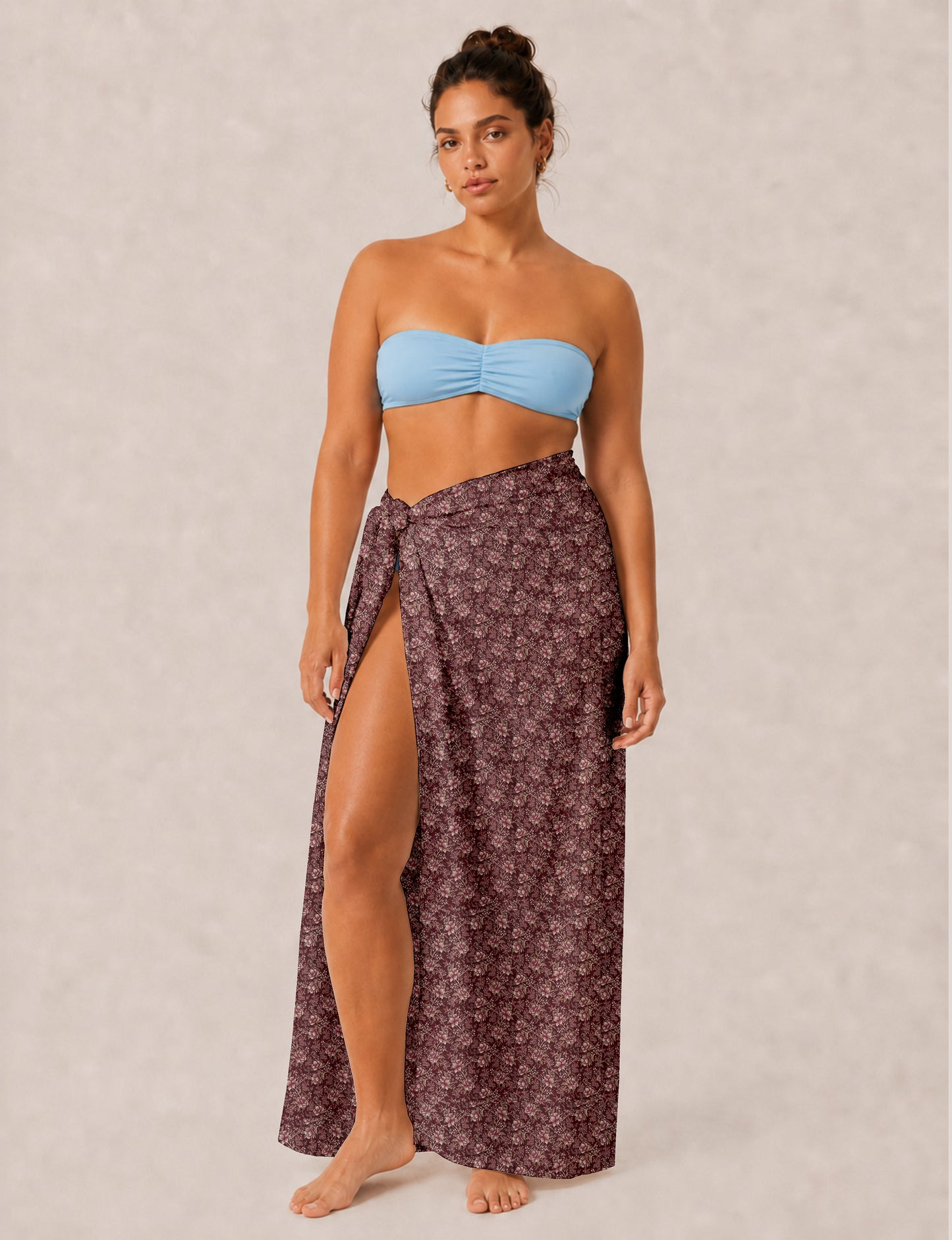 Explore sustainable elegance with our PAREO – a versatile piece for conscious fashion enthusiasts. More than an accessory, it's a statement of ethical clothing and green fashion. Ideal for getaways, this wrap-around works as a coverup, turban, or throw, showcasing our commitment to slow fashion, upcycled garments, and eco-friendly practices. Elevate your wardrobe with this eco-conscious and stylish pareo, a perfect addition to your collection of sustainable women's clothing.