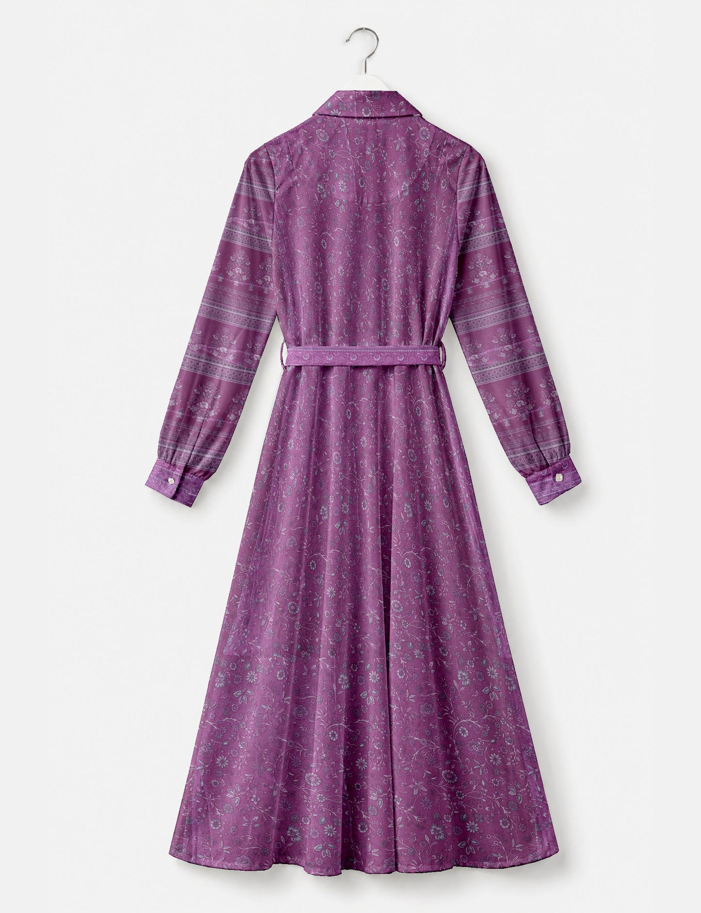 Long shirt dress - Pink Floral