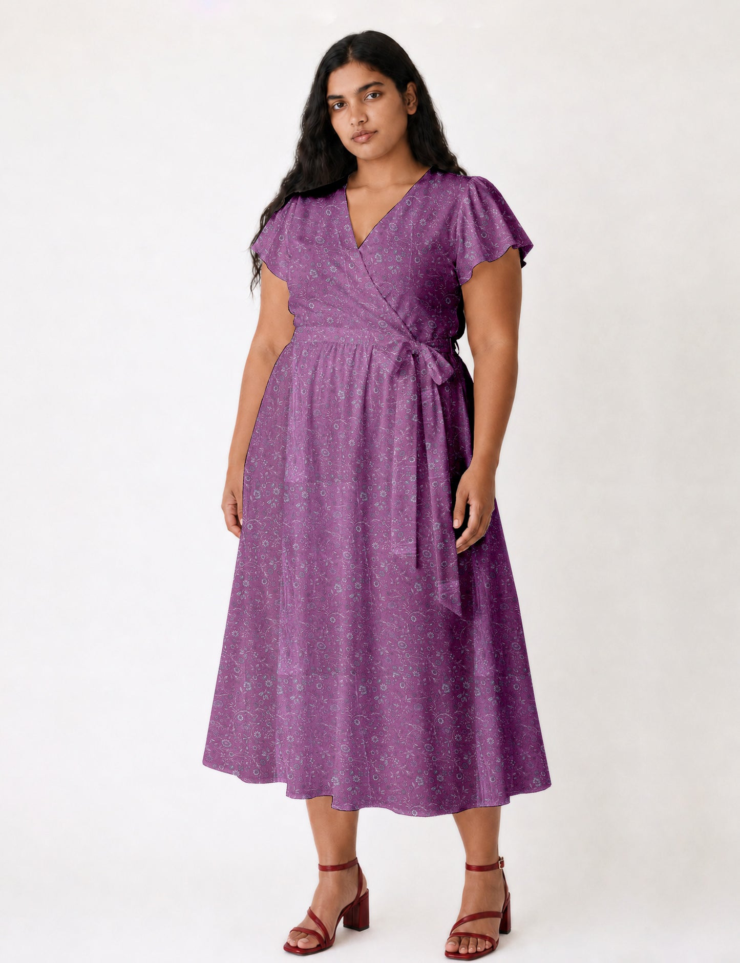 Wrap dress - Pink Floral