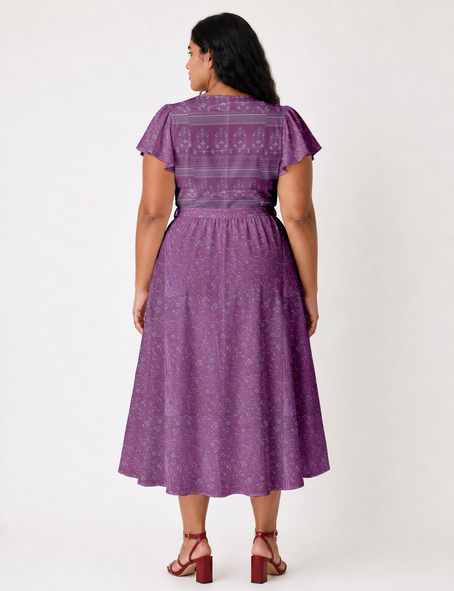 Wrap dress - Pink Floral