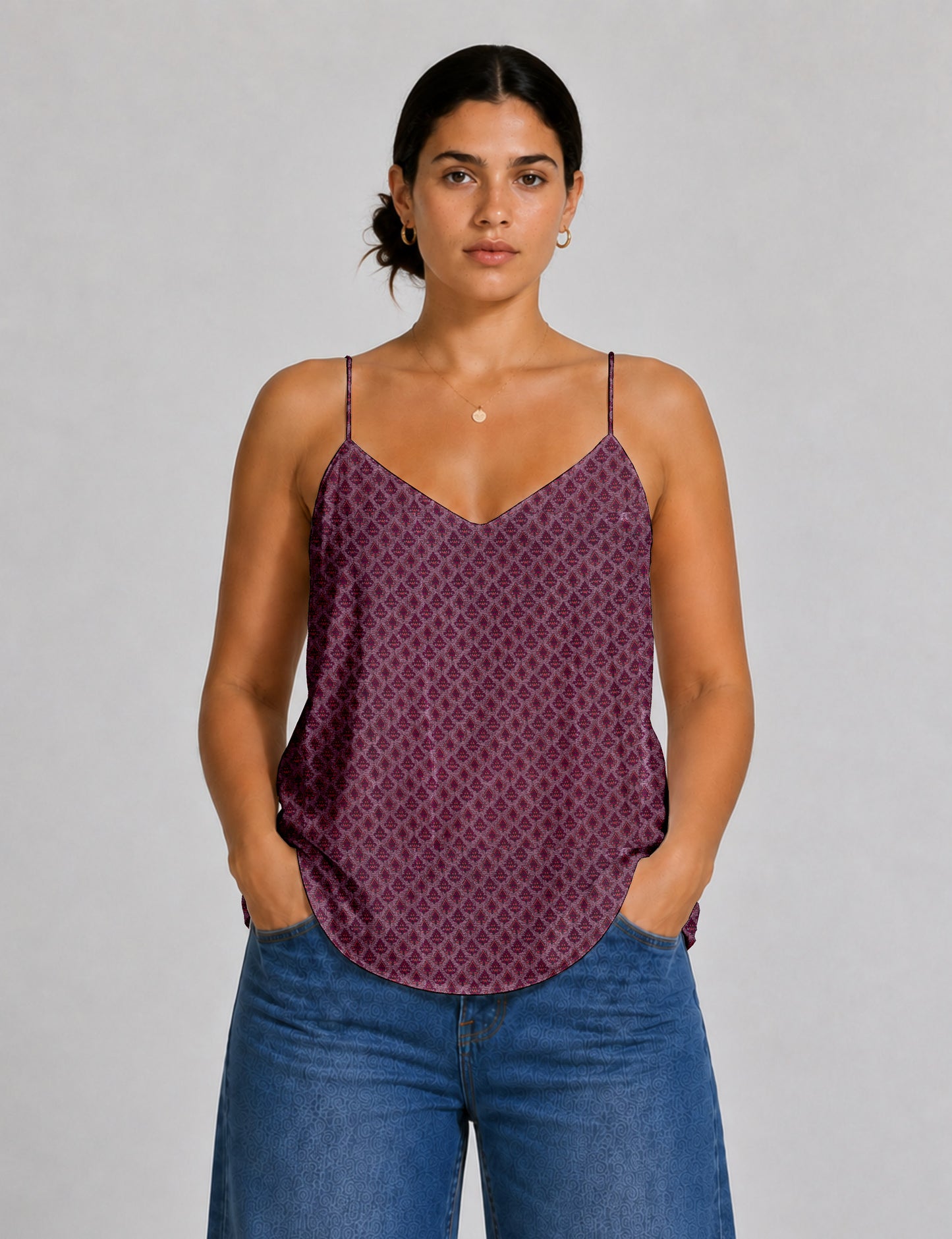 Slip top - Pink Floral