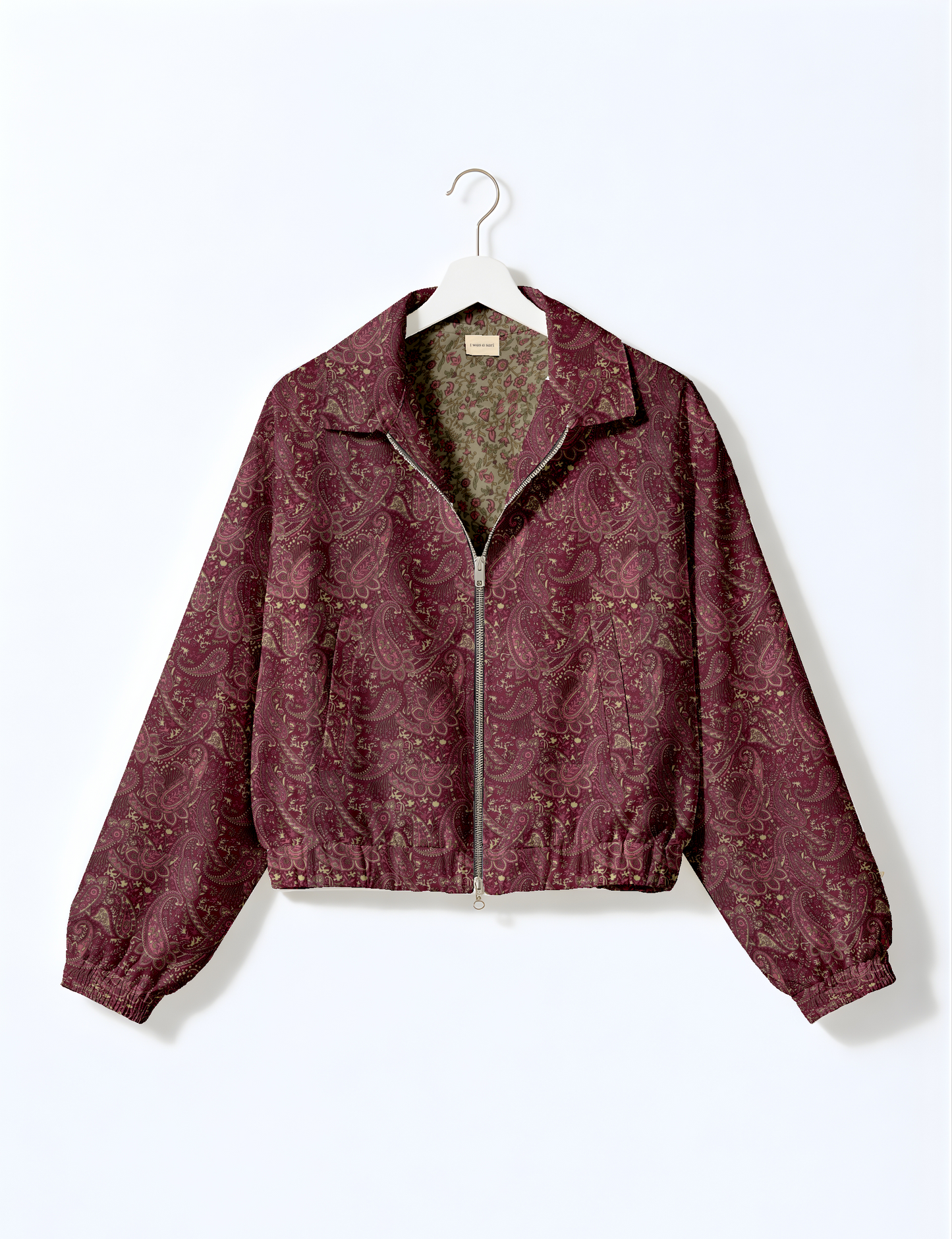 Bomber Jacket - Pink Paisley