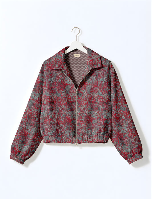 Bomber Jacket - Pink Tropical