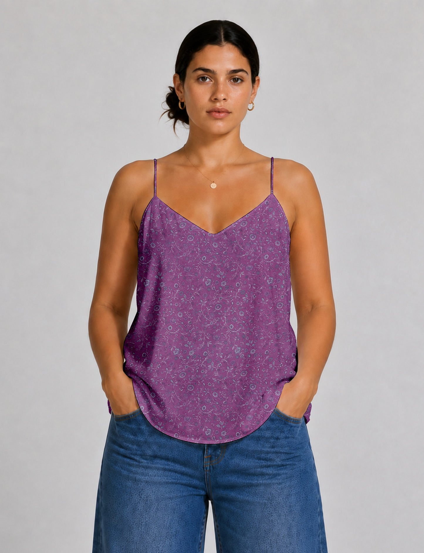 Slip top - Pink Tropical