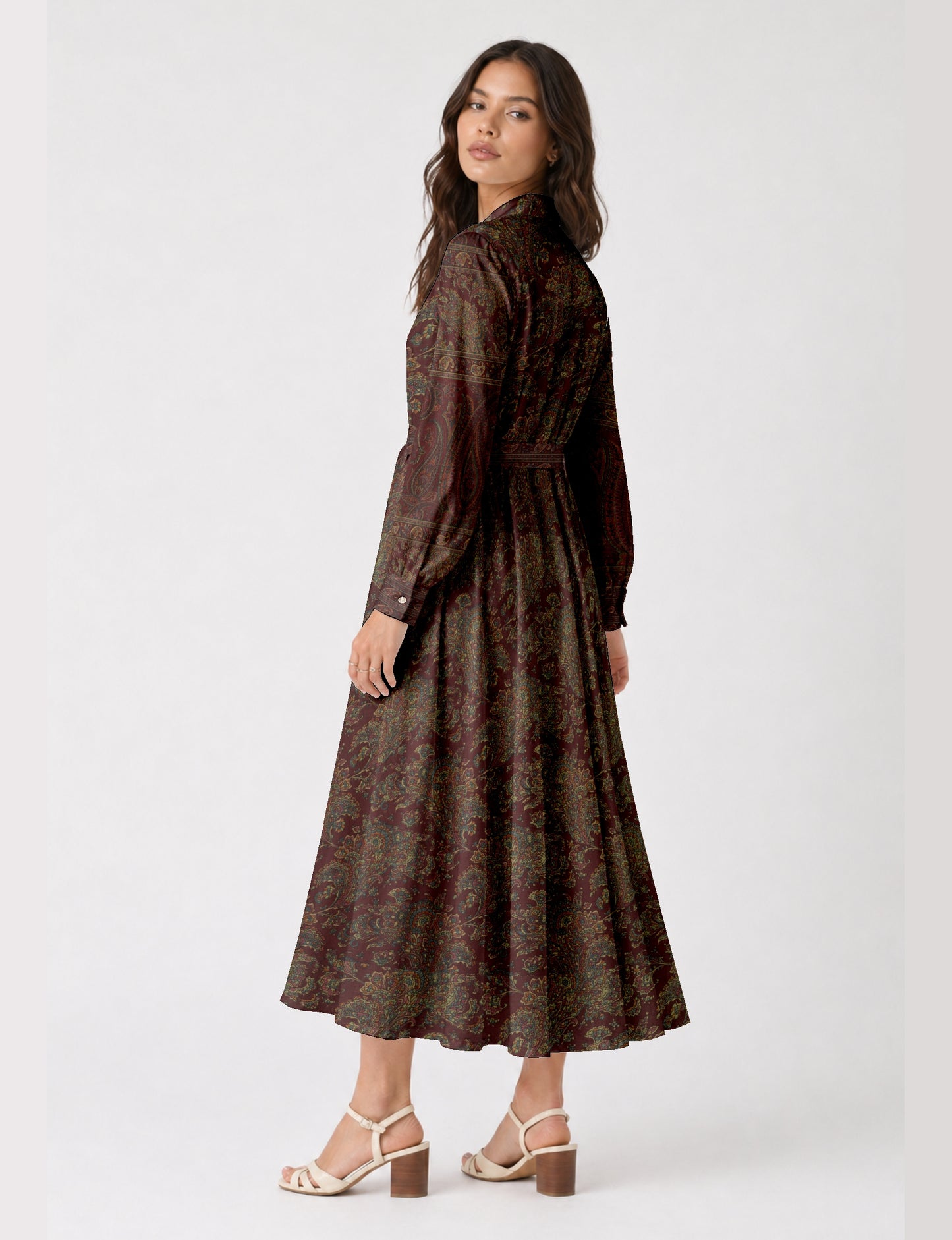 Stylish long shirt dress for everyday wear and travel