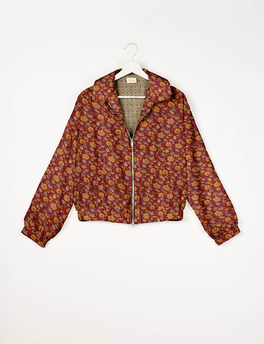 Bomberjacke - Rot Tropen