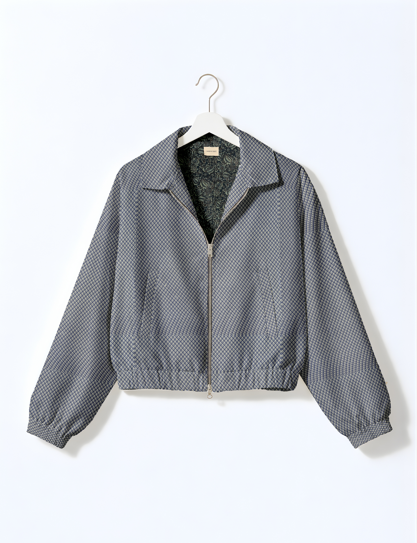 Bomber Jacket - Blue Micro Design
