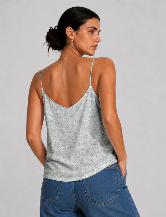 Slip top - White Floral