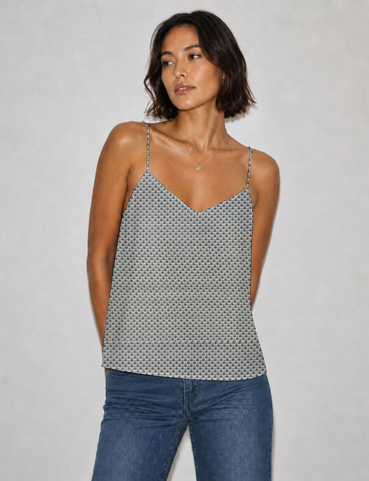 Slip top - White Floral