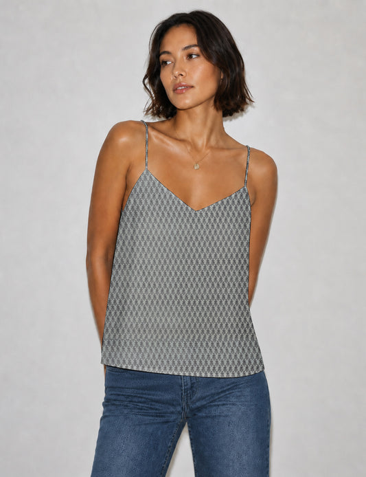 Slip top - White Tropical
