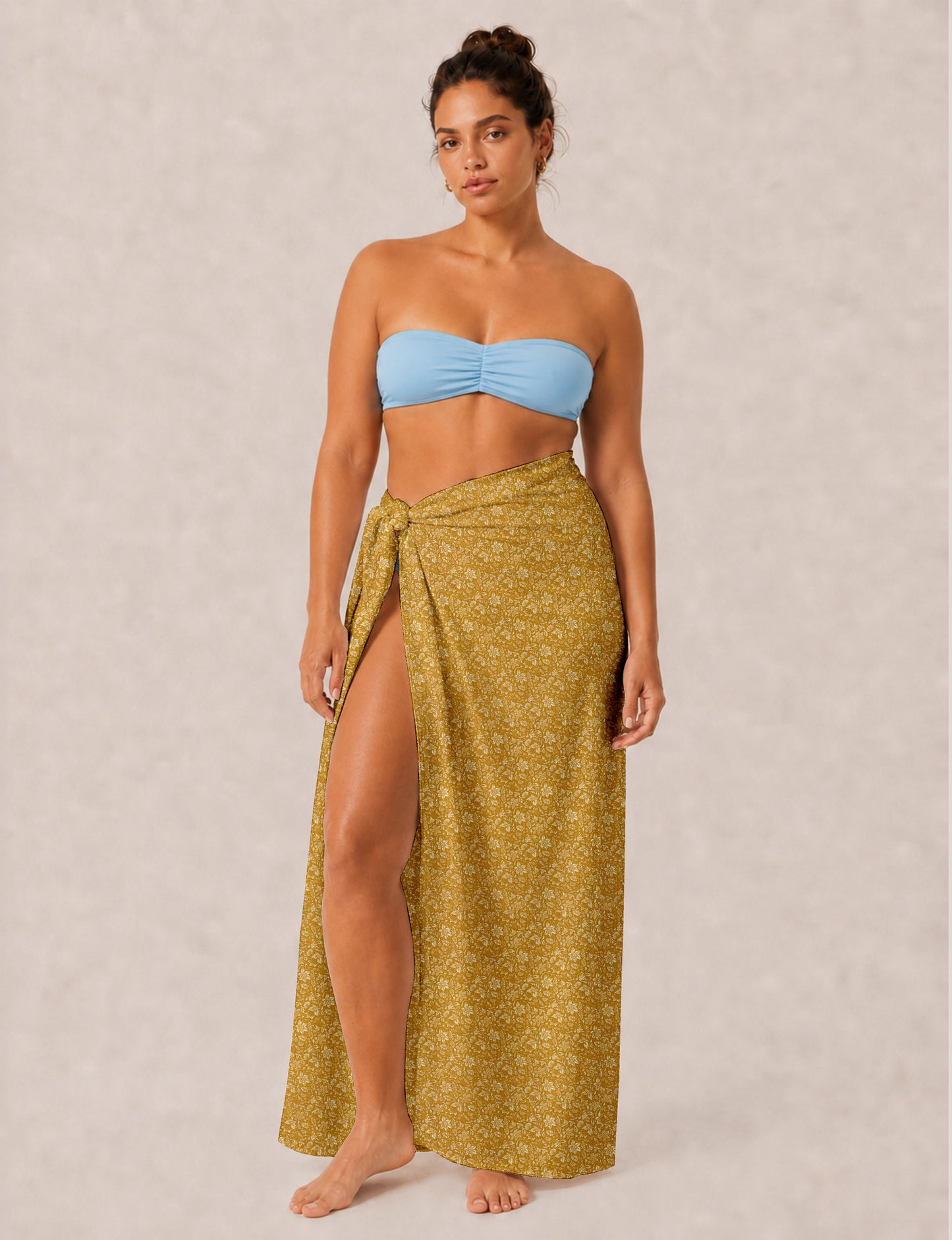 Explore sustainable elegance with our PAREO – a versatile piece for conscious fashion enthusiasts. More than an accessory, it's a statement of ethical clothing and green fashion. Ideal for getaways, this wrap-around works as a coverup, turban, or throw, showcasing our commitment to slow fashion, upcycled garments, and eco-friendly practices. Elevate your wardrobe with this eco-conscious and stylish pareo, a perfect addition to your collection of sustainable women's clothing.