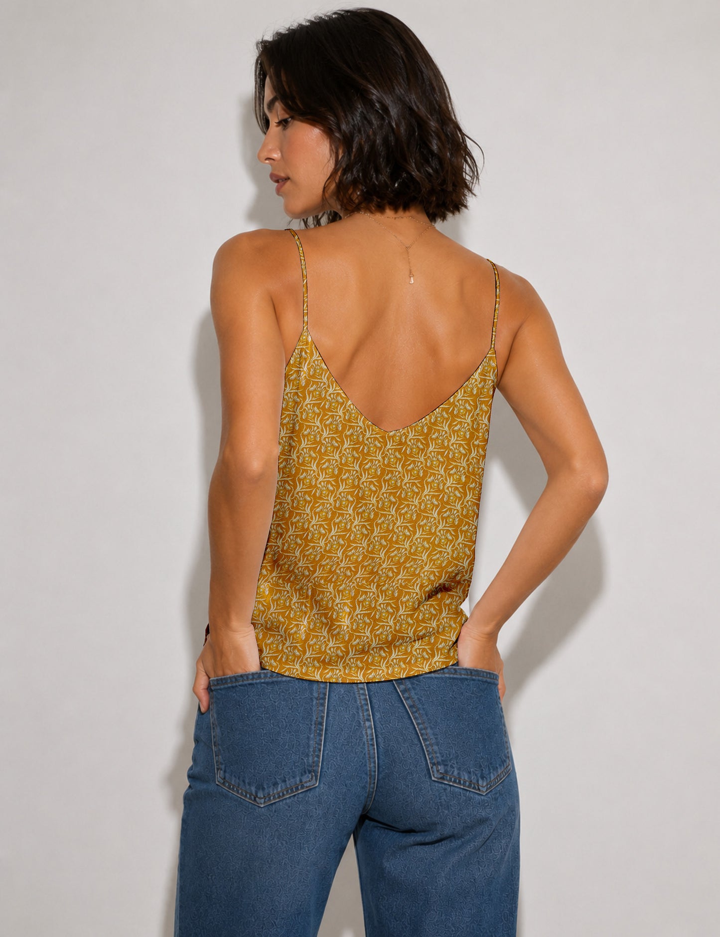 Slip top - Yellow Floral