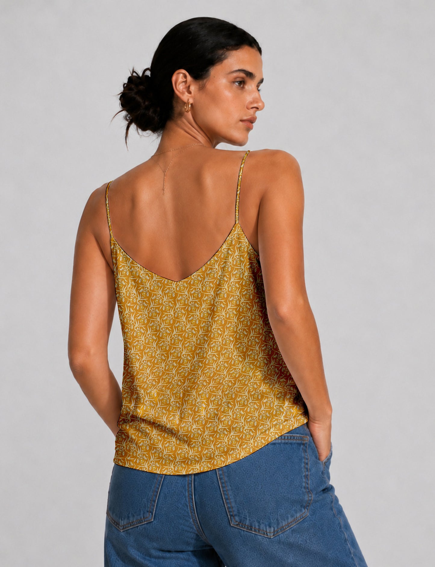 Slip top - Yellow Floral