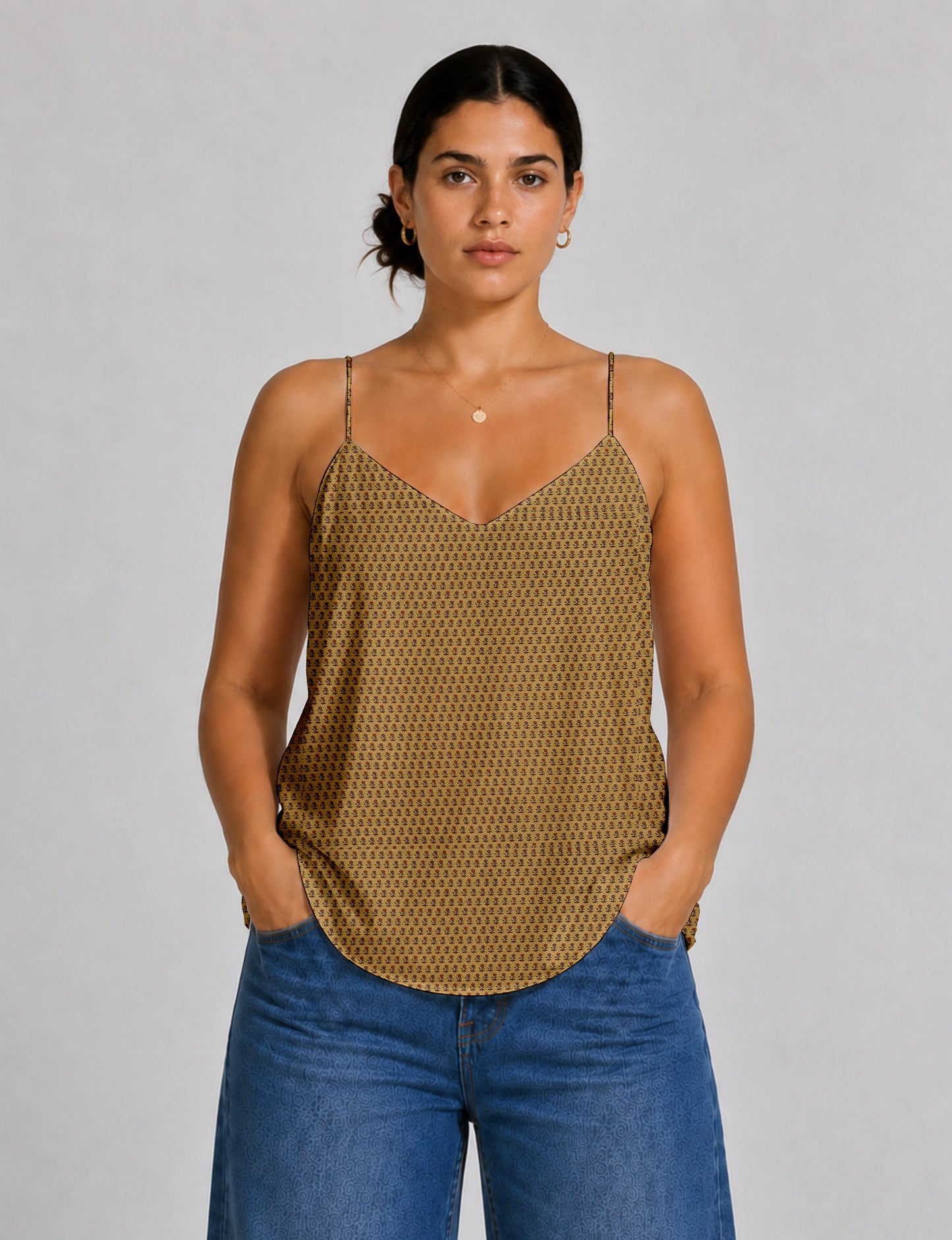 Slip top - Yellow Floral