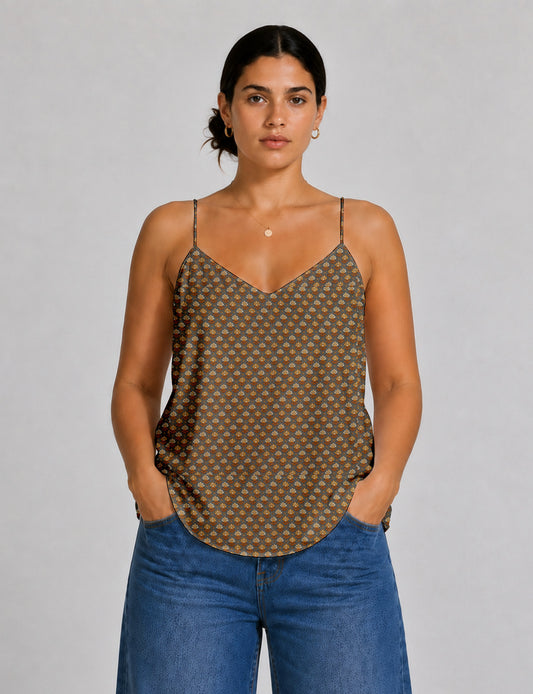 Slip top - Yellow Floral