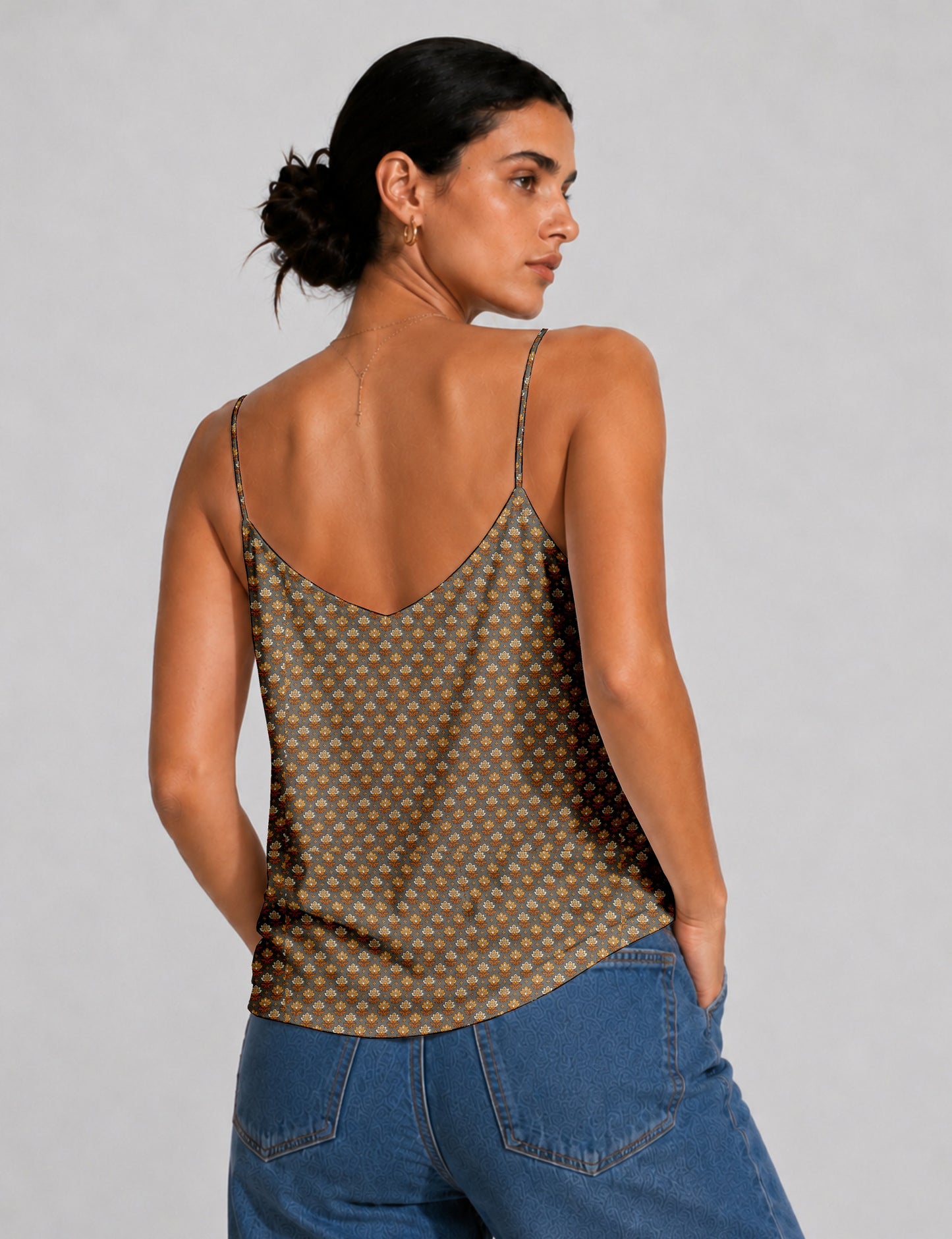 Slip top - Yellow Floral