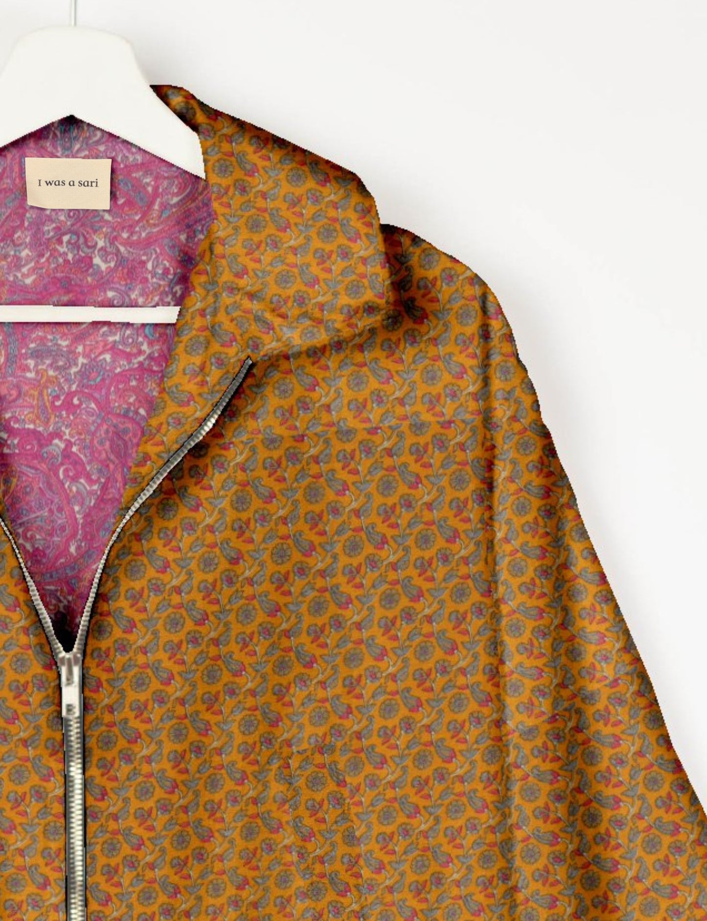 Bomber Jacket - Yellow Tropical