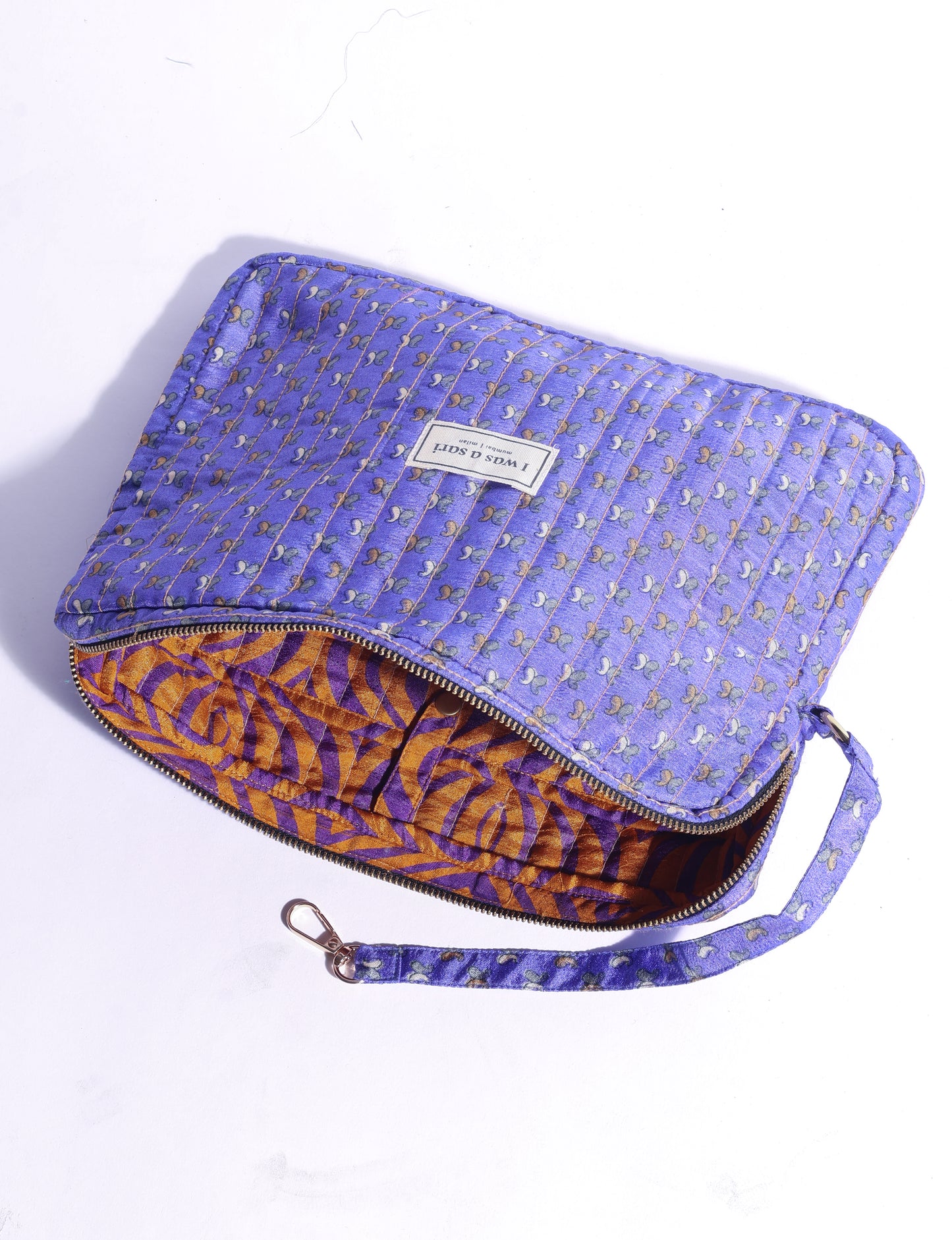 Quilted organizer - Purple Micro Design